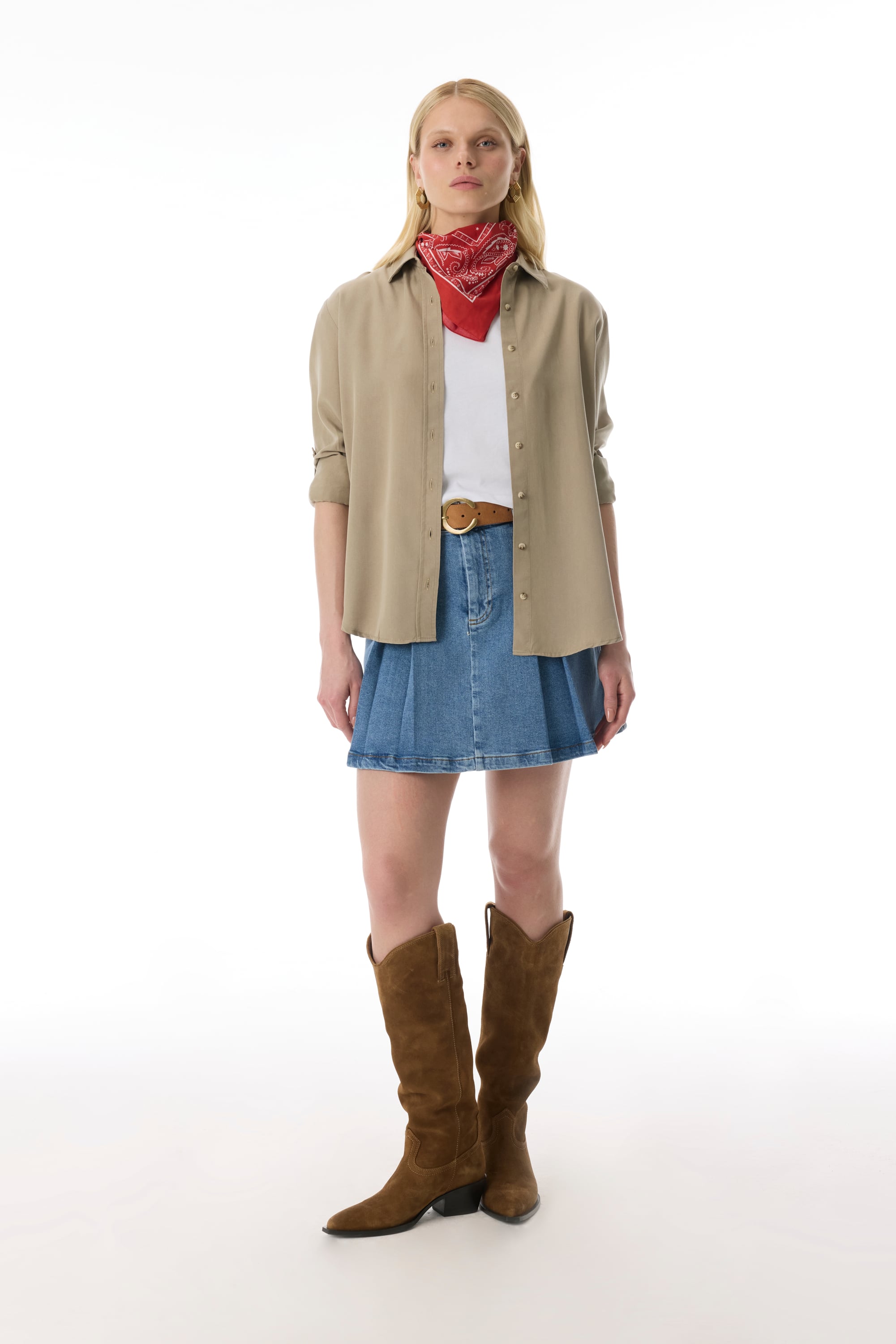 OVERSIZE UZUN KOLLU GÖMLEK