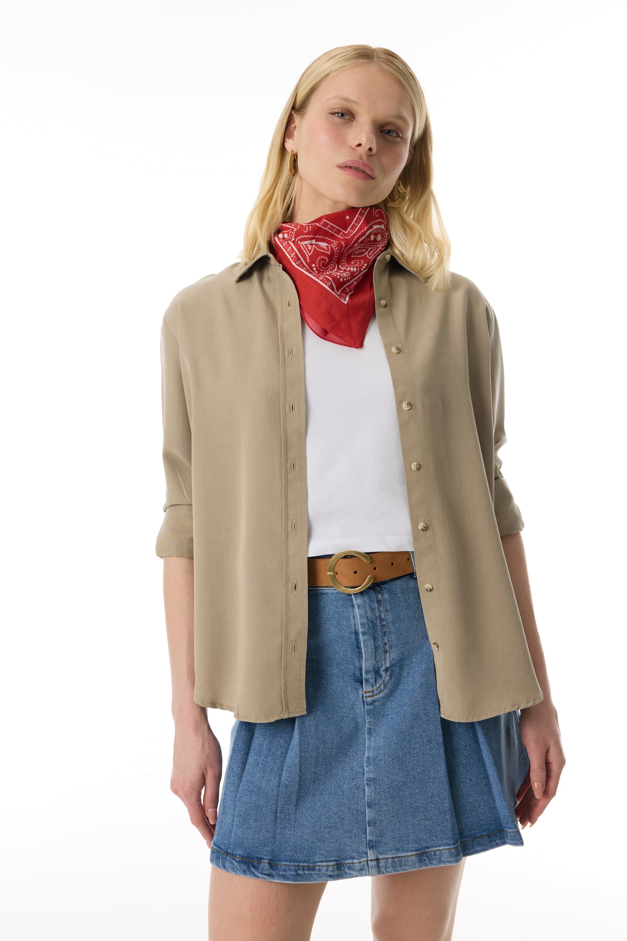 OVERSIZE UZUN KOLLU GÖMLEK