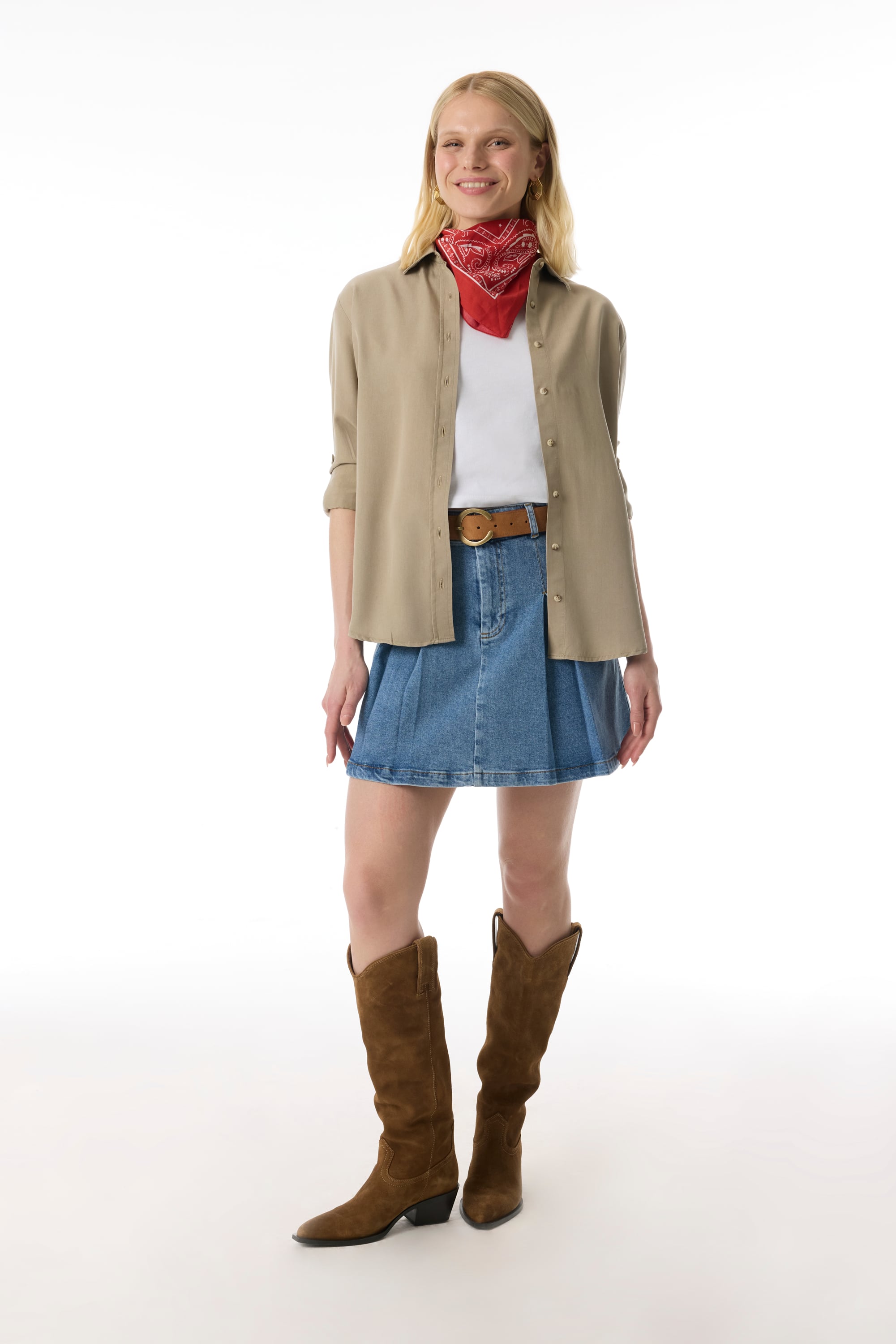 OVERSIZE UZUN KOLLU GÖMLEK