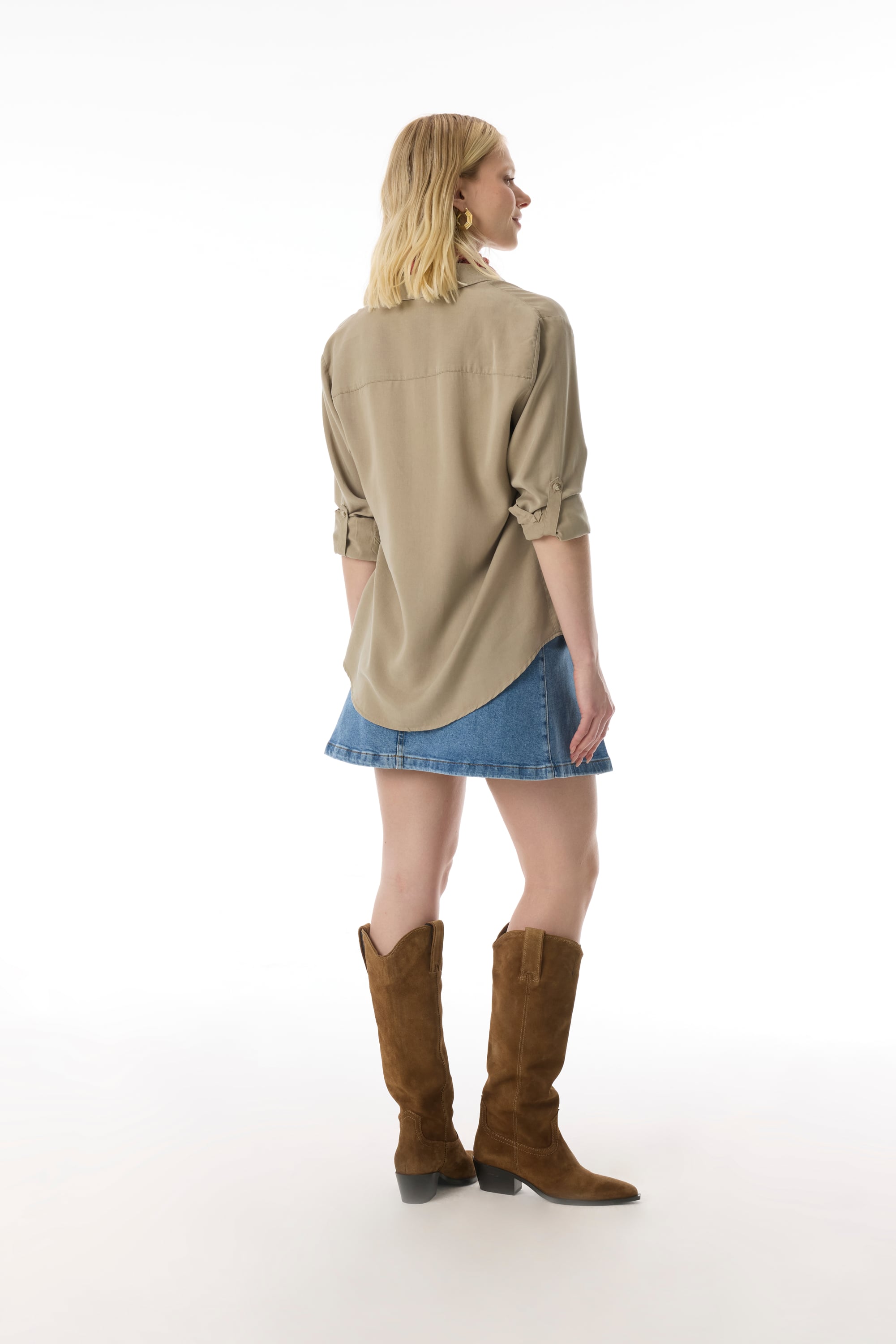 OVERSIZE UZUN KOLLU GÖMLEK