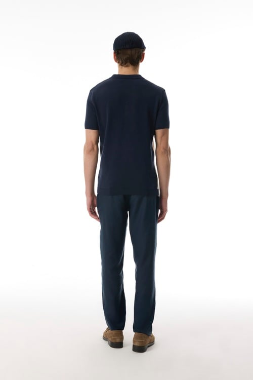  RENK BLOKLU POLO YAKA KISA KOLLU TRİKO KAZAK