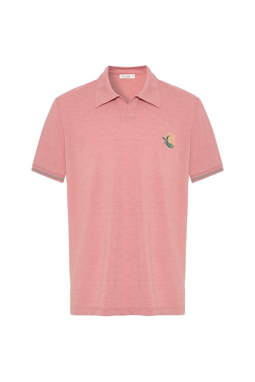  NAKIŞLI POLO YAKA T-SHIRT