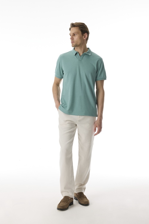  POLO YAKA KISA KOLLU T-SHIRT