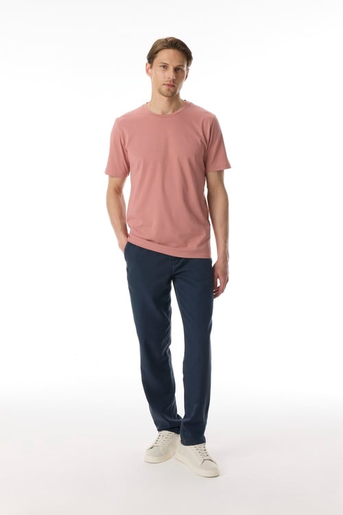  REGULAR FIT BİSİKLET YAKA T-SHIRT