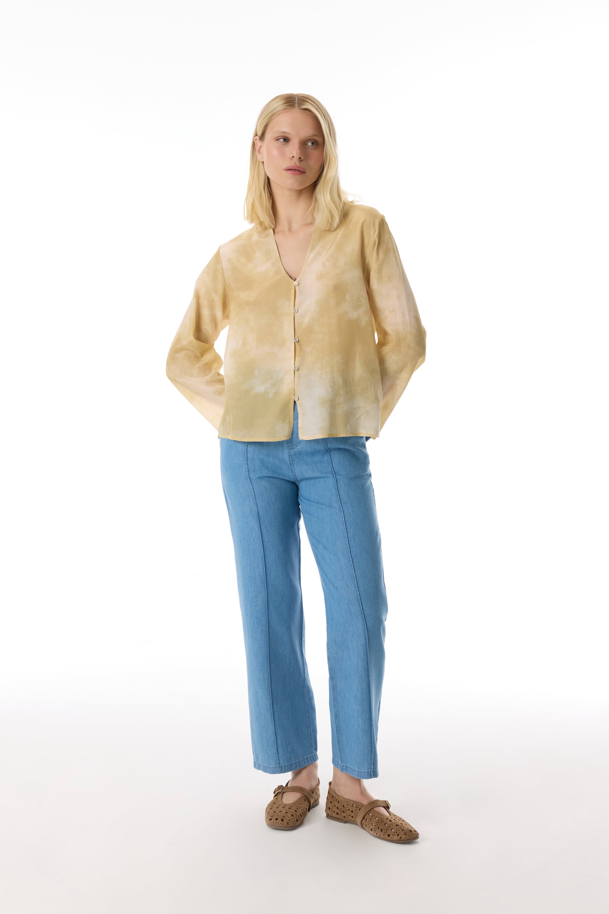 RELAX FIT BELİ LASTİKLİ PANTOLON