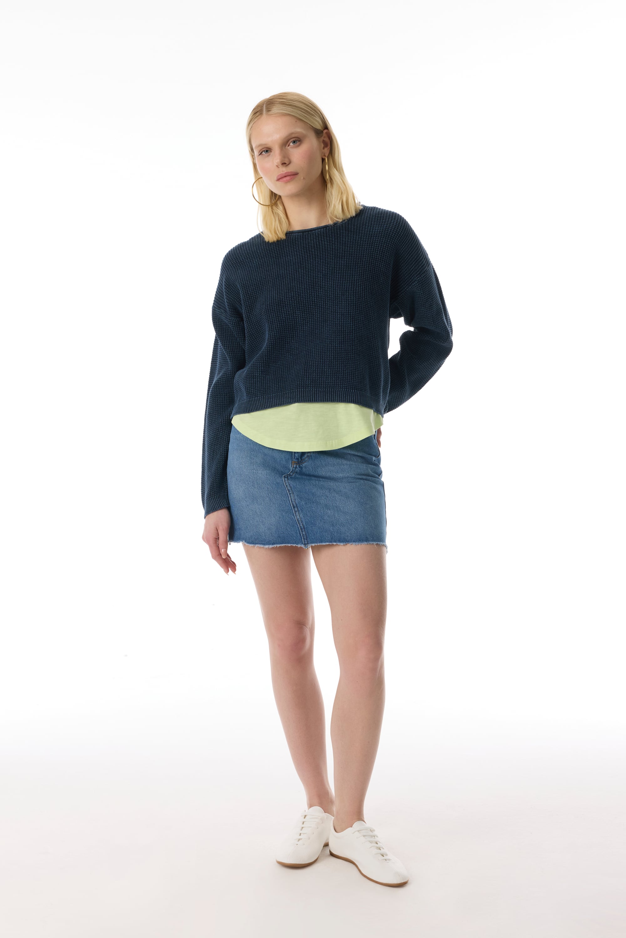 DOKULU LOOSE FIT KAZAK