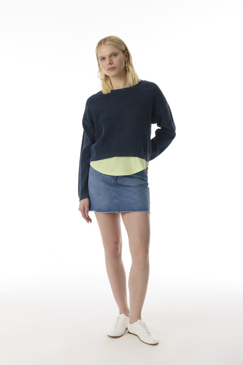  DOKULU LOOSE FIT KAZAK