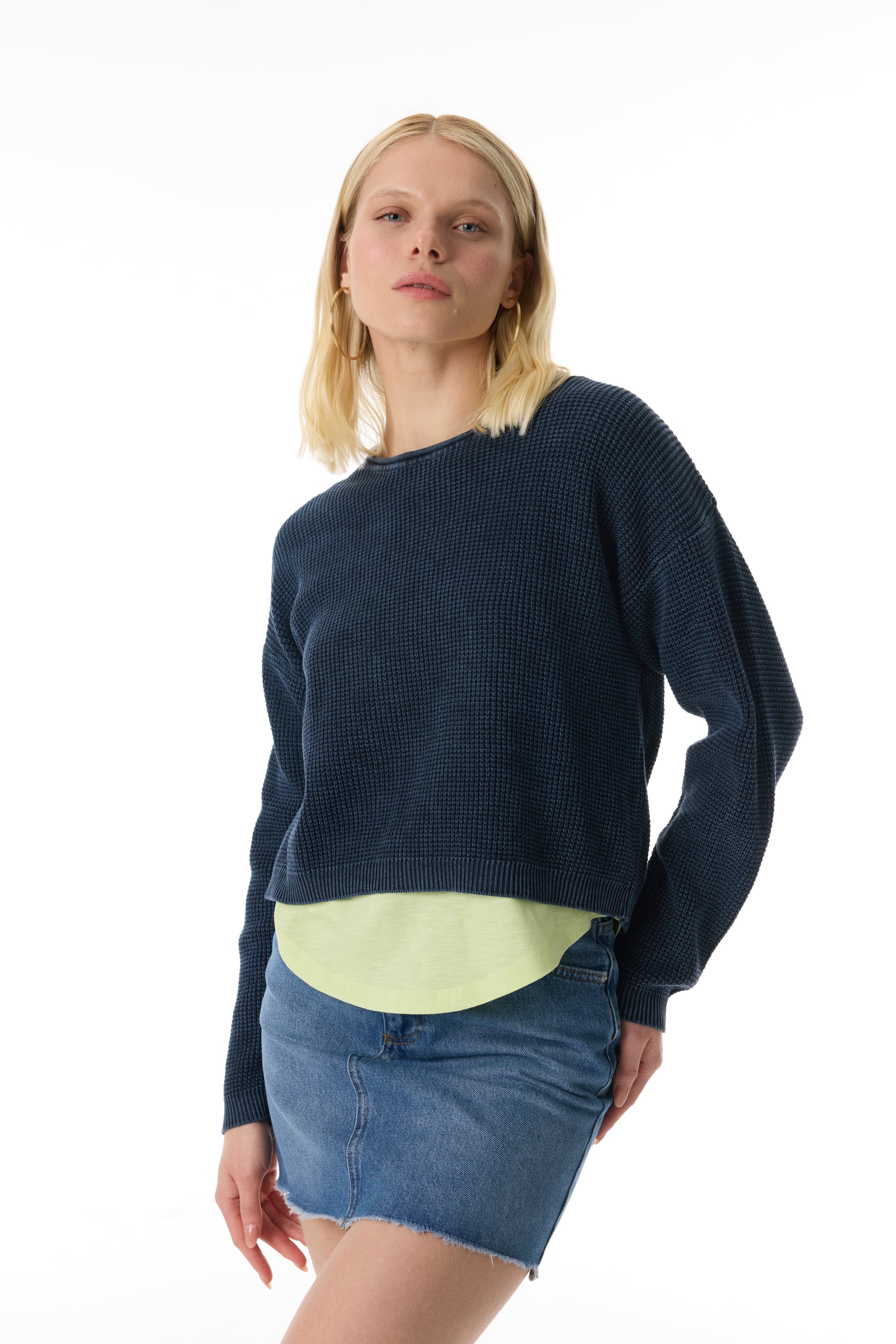 DOKULU LOOSE FIT KAZAK