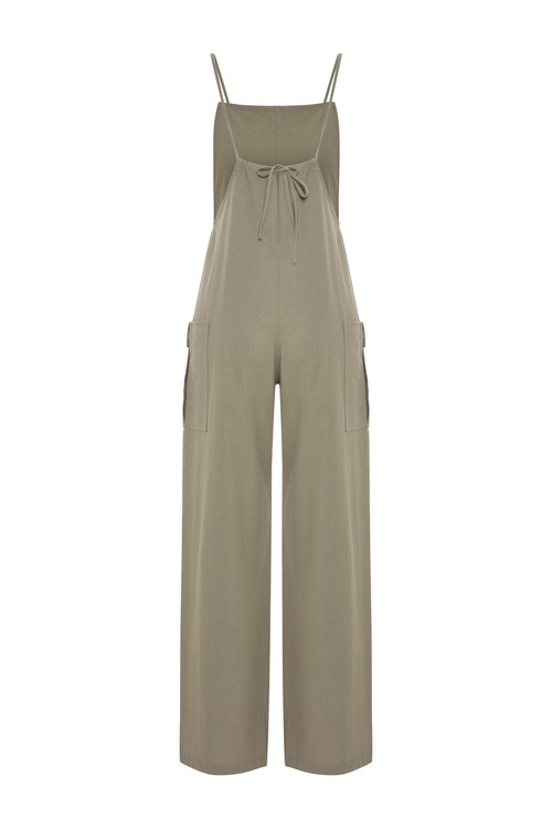  RELAX FIT CEPLİ ASKILI TULUM