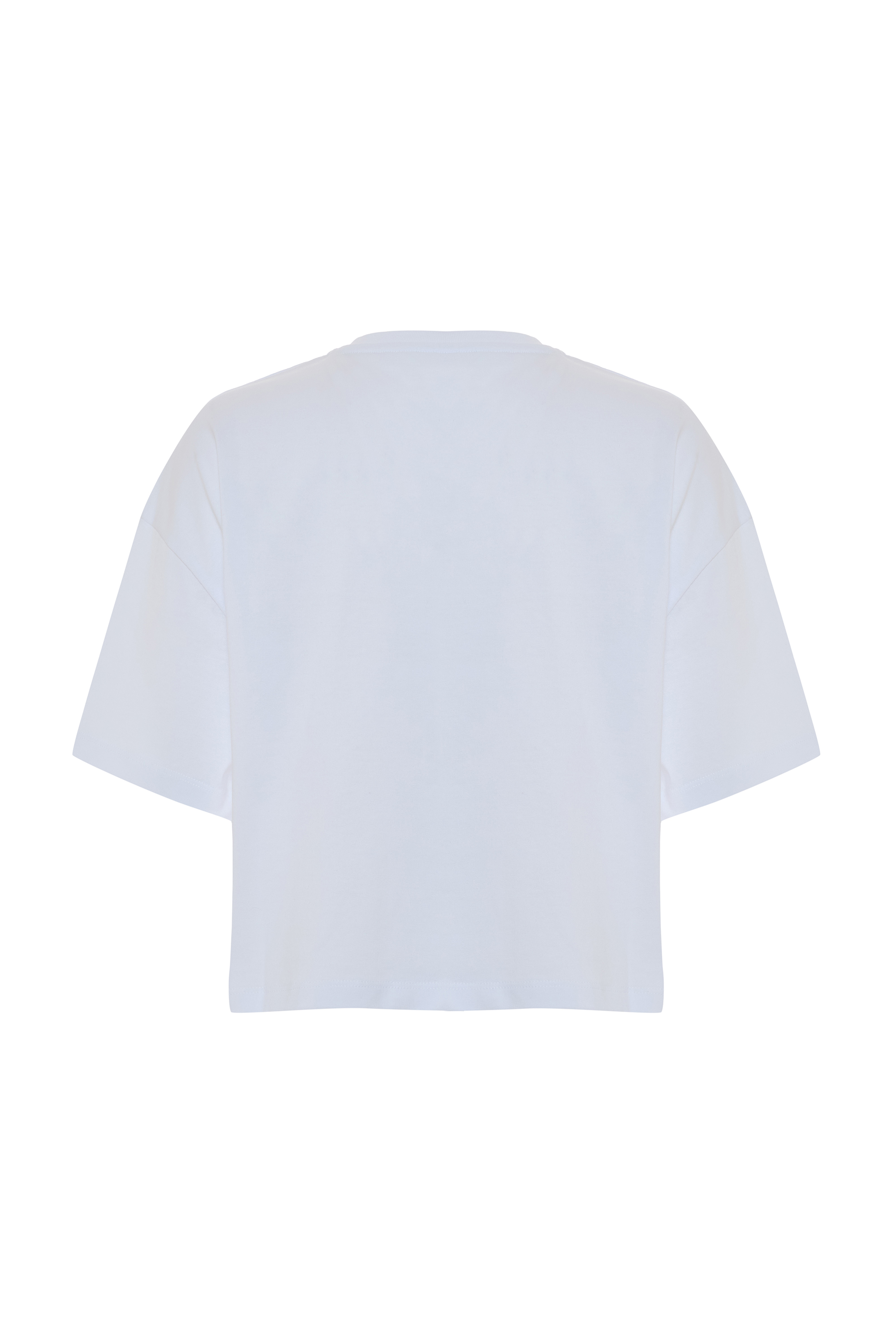 BİSİKLET YAKA KISA KOLLU T-SHIRT