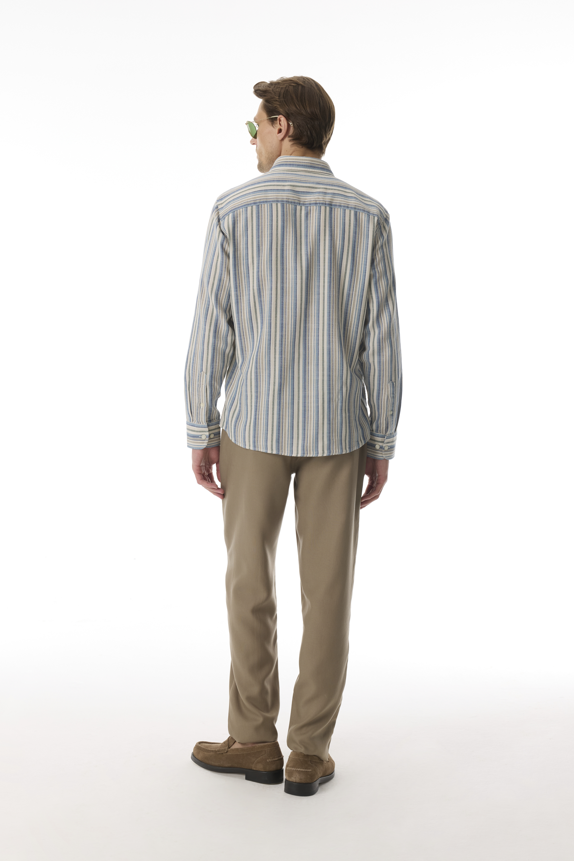 ÇİZGİLİ REGULAR FIT UZUN KOLLU GÖMLEK