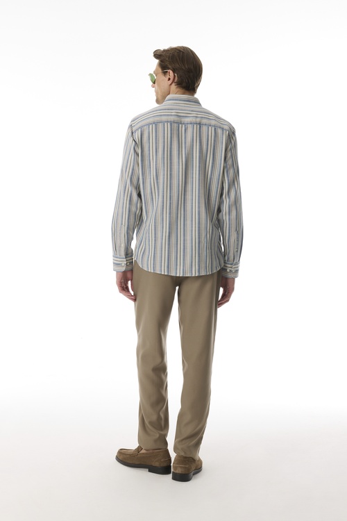  ÇİZGİLİ REGULAR FIT UZUN KOLLU GÖMLEK