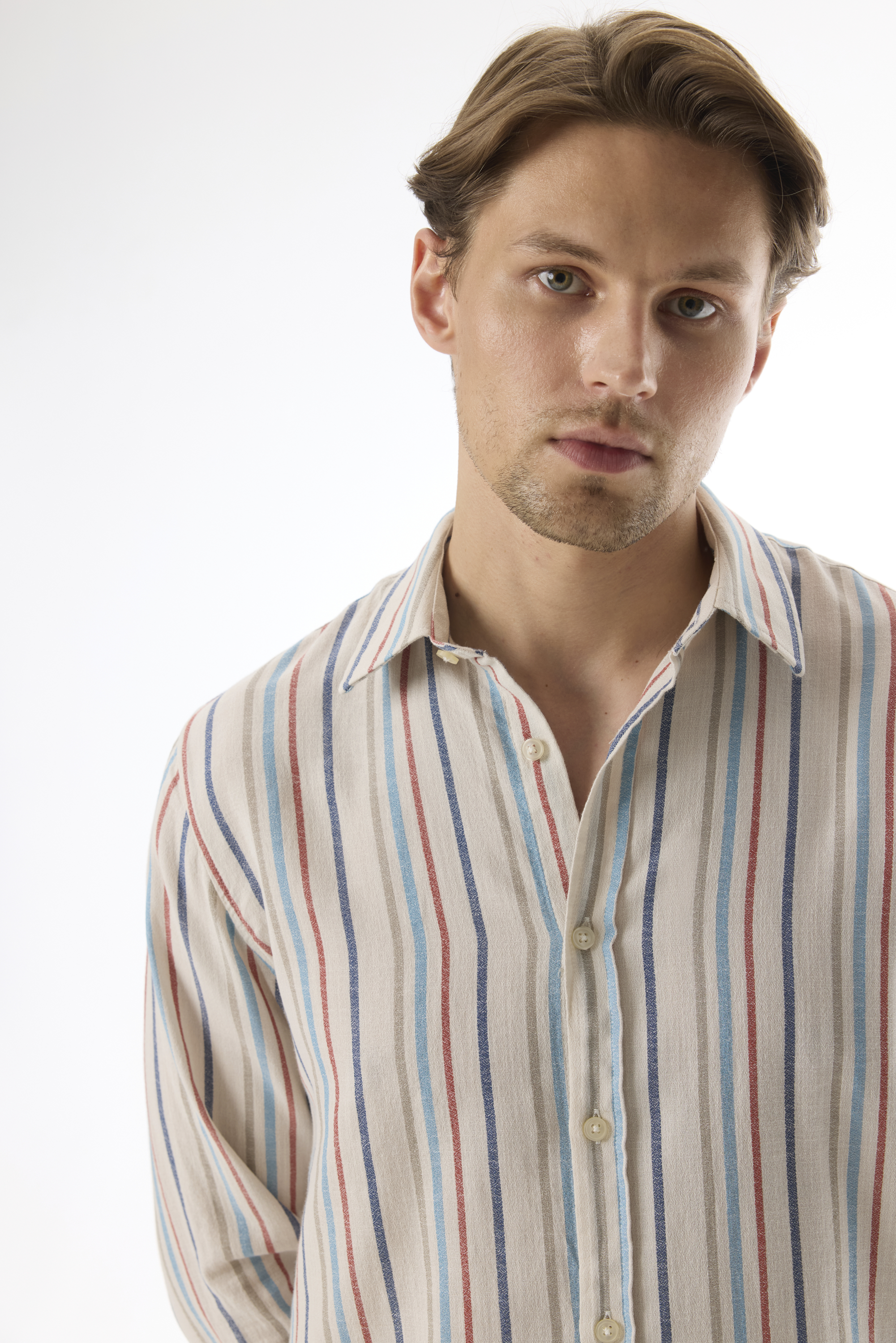 ÇİZGİLİ REGULAR FIT UZUN KOLLU GÖMLEK