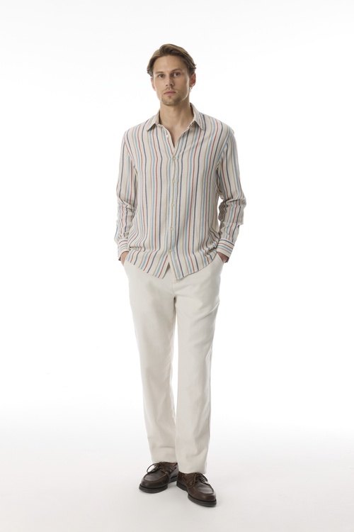  ÇİZGİLİ REGULAR FIT UZUN KOLLU GÖMLEK