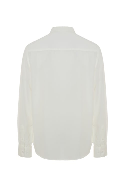  REGULAR FIT UZUN KOLLU MODAL GÖMLEK