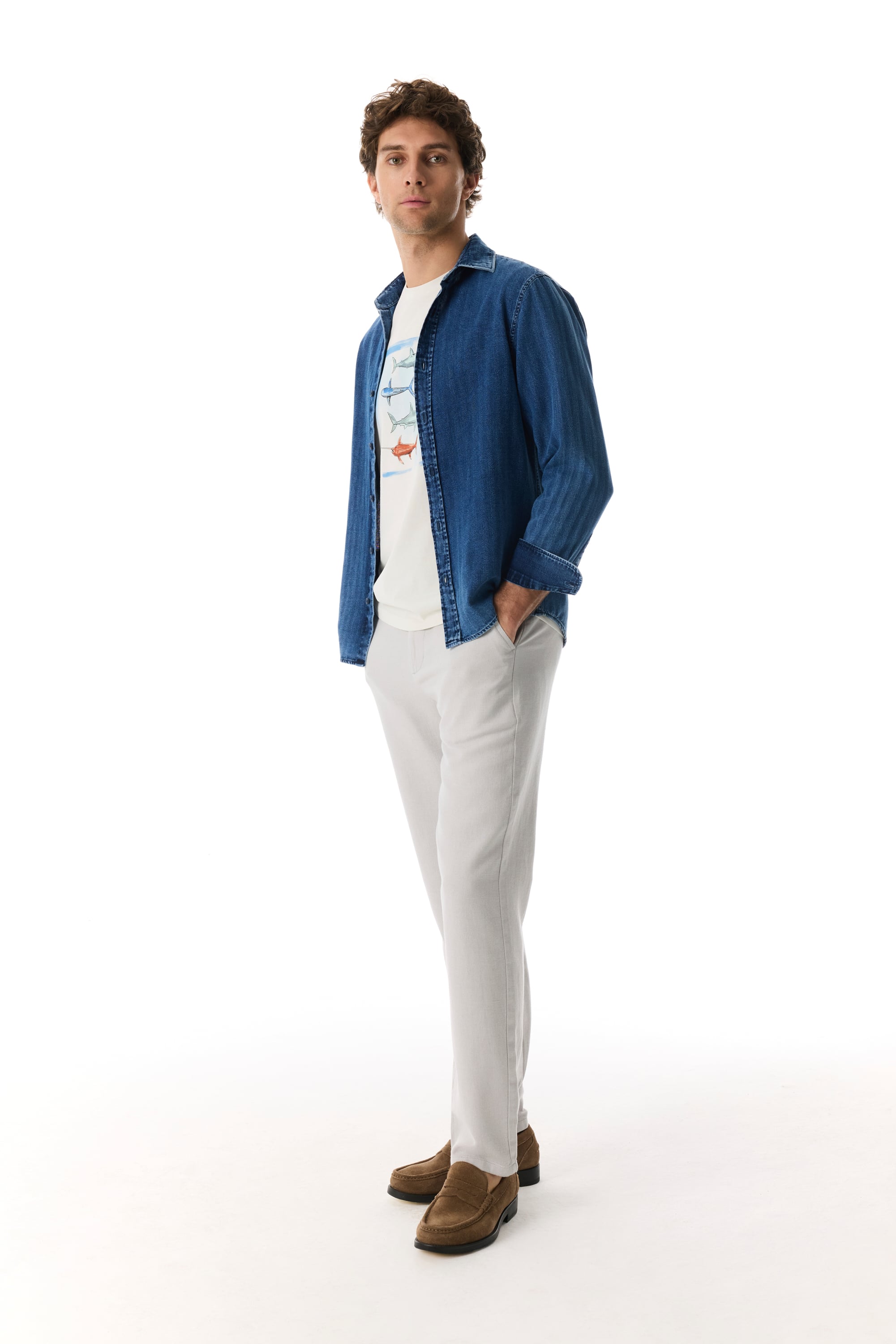 ÇİZGİLİ REGULAR FIT UZUN KOLLU GÖMLEK