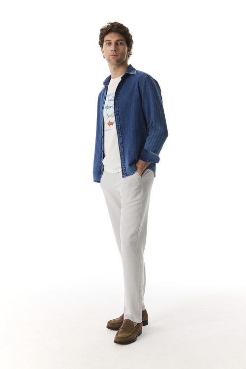  ÇİZGİLİ REGULAR FIT UZUN KOLLU GÖMLEK