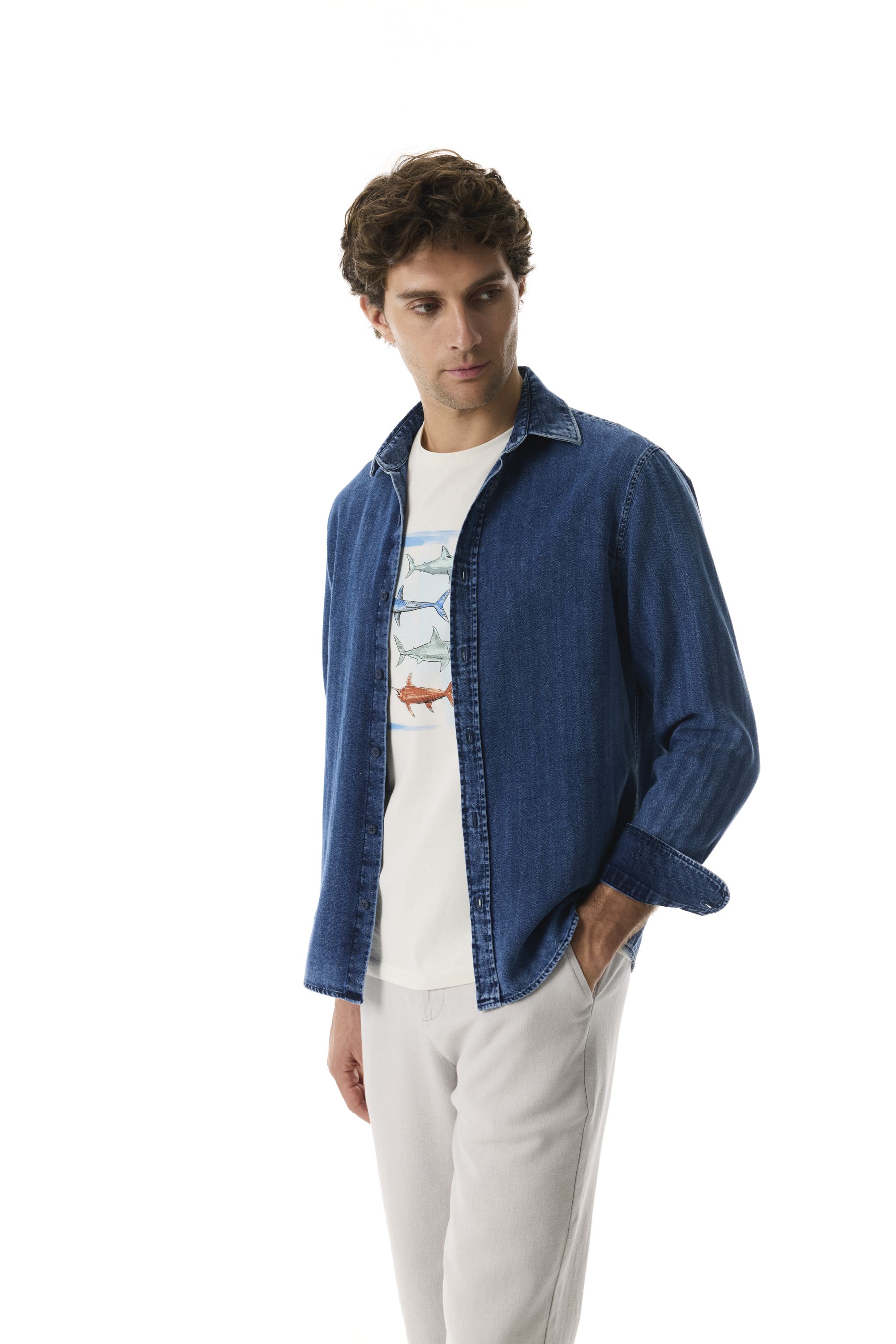 ÇİZGİLİ REGULAR FIT UZUN KOLLU GÖMLEK