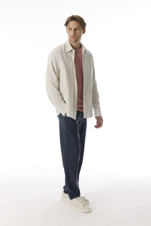  ÇİZGİLİ UZUN KOLLU GÖMLEK