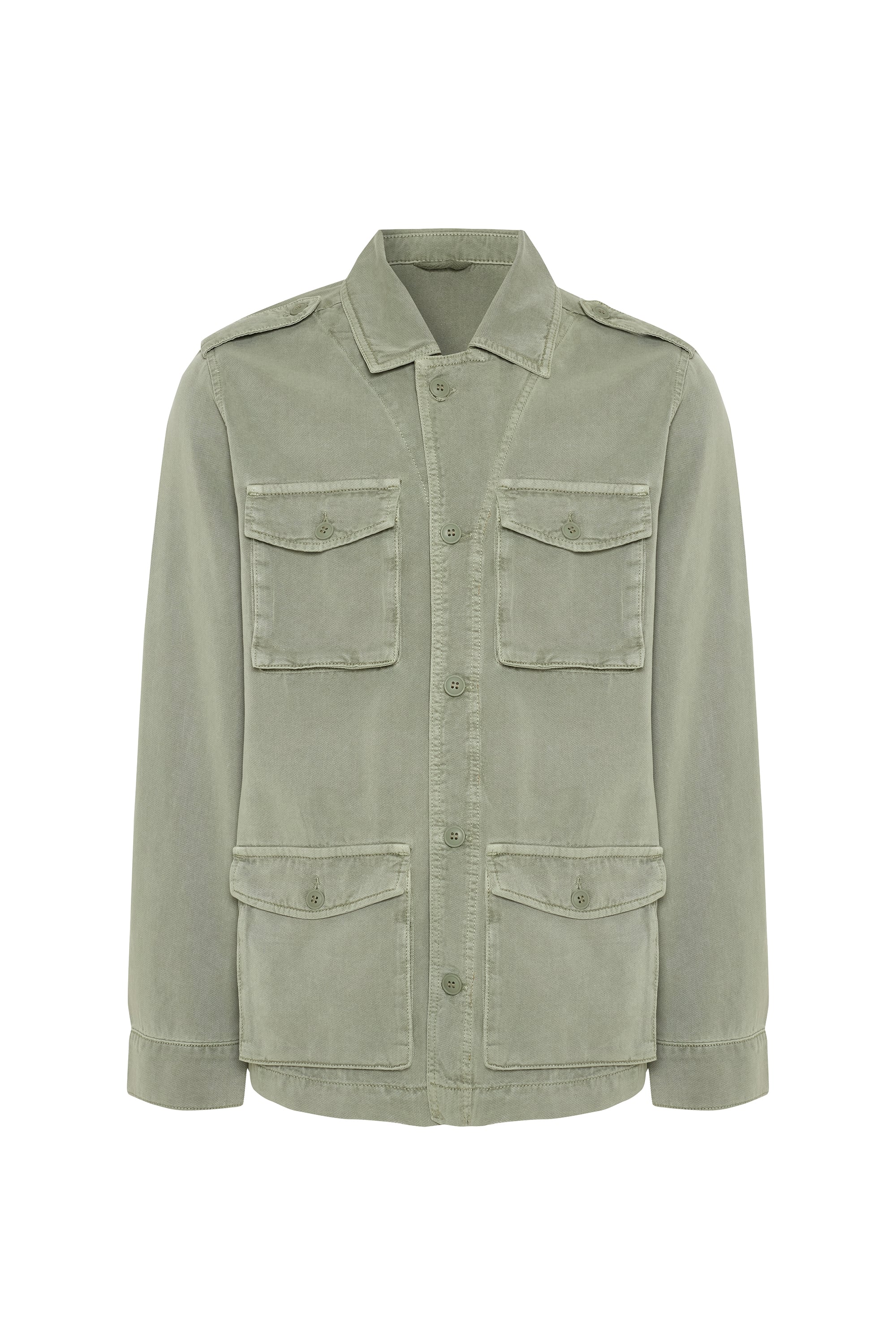 LİYOSEL KARIŞIMLI ÇOK CEPLİ CASUAL CEKET