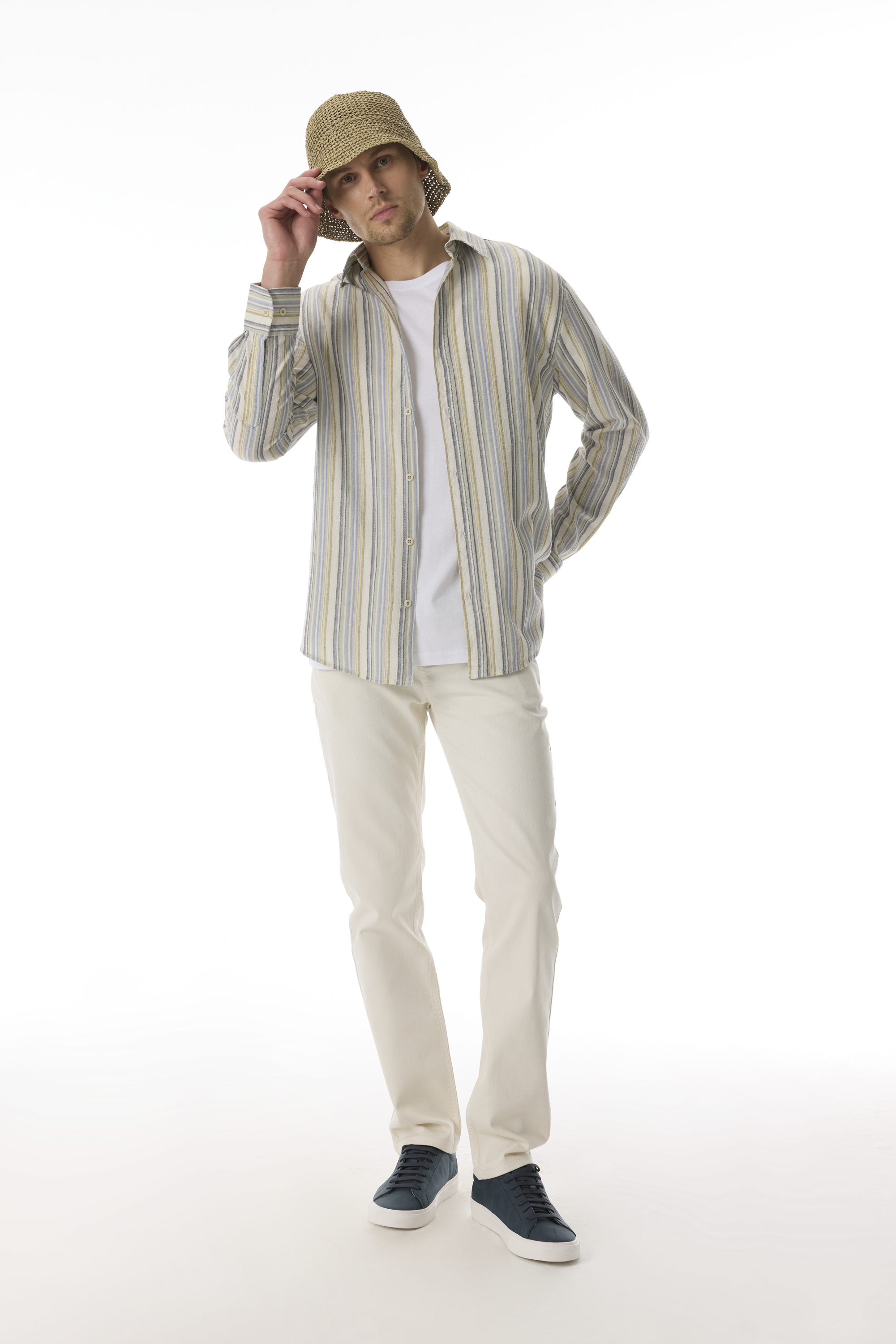 ÇİZGİLİ REGULAR FIT UZUN KOLLU GÖMLEK