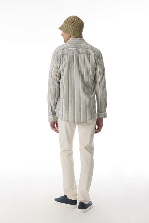  ÇİZGİLİ REGULAR FIT UZUN KOLLU GÖMLEK