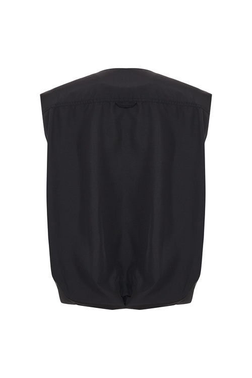  RELAX FIT KOLSUZ FERMUARLI YELEK