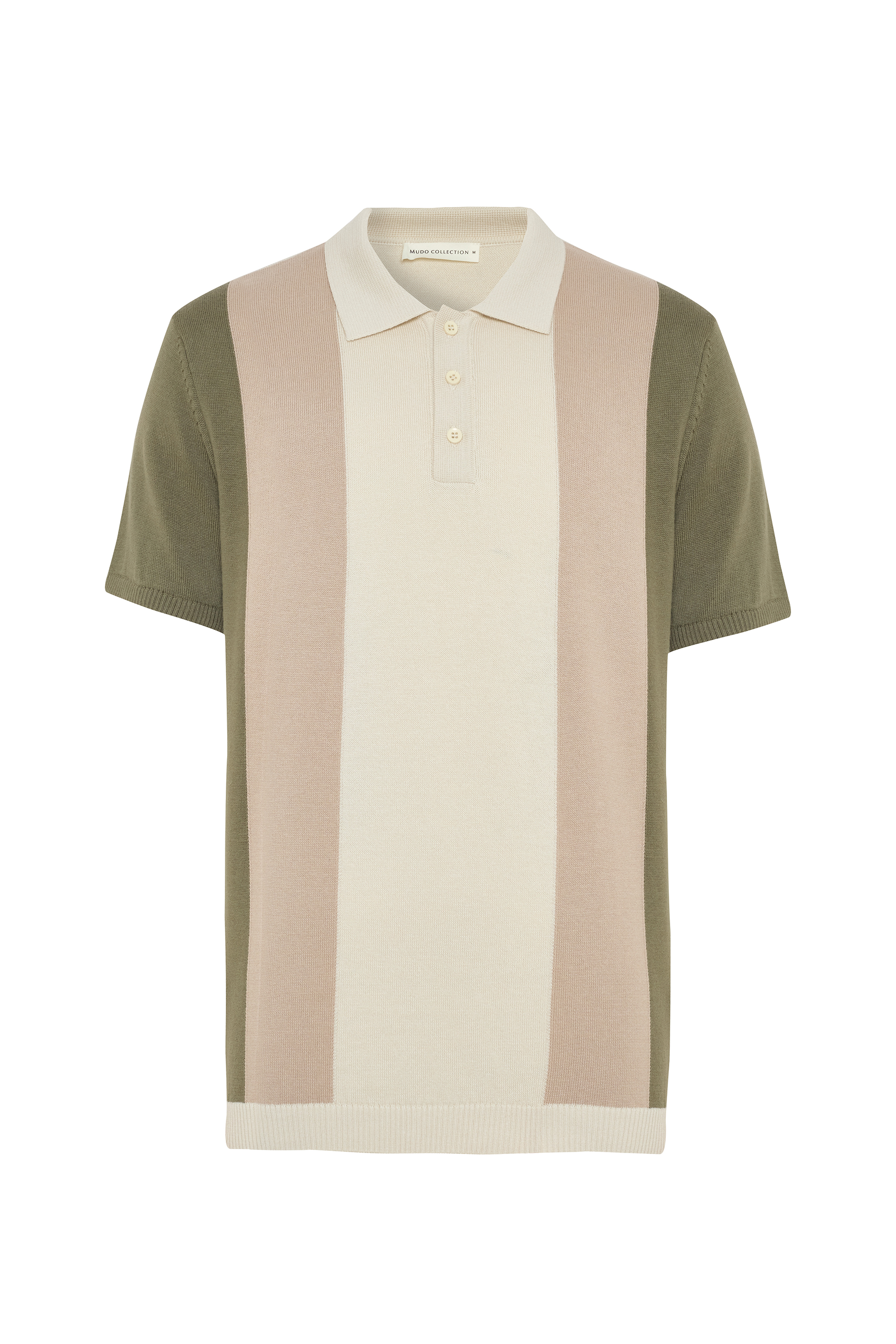 RENK BLOKLU POLO YAKA KISA KOLLU TRİKO KAZAK