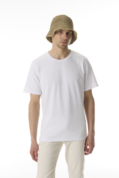  REGULAR FIT BİSİKLET YAKA T-SHIRT