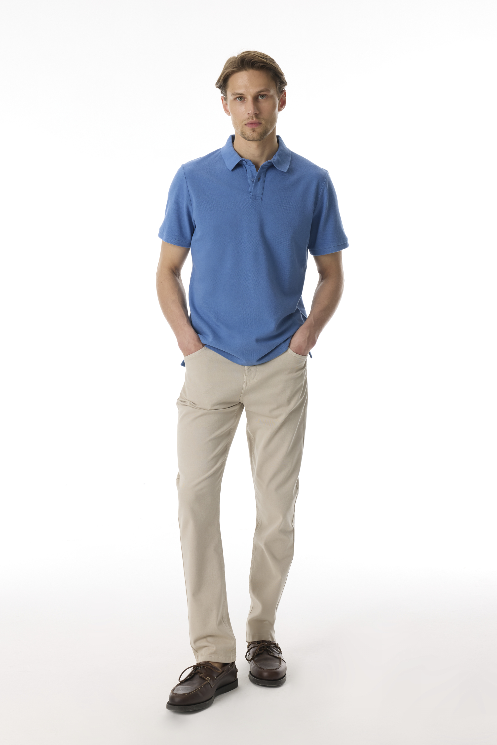 POLO YAKA KISA KOLLU T-SHIRT