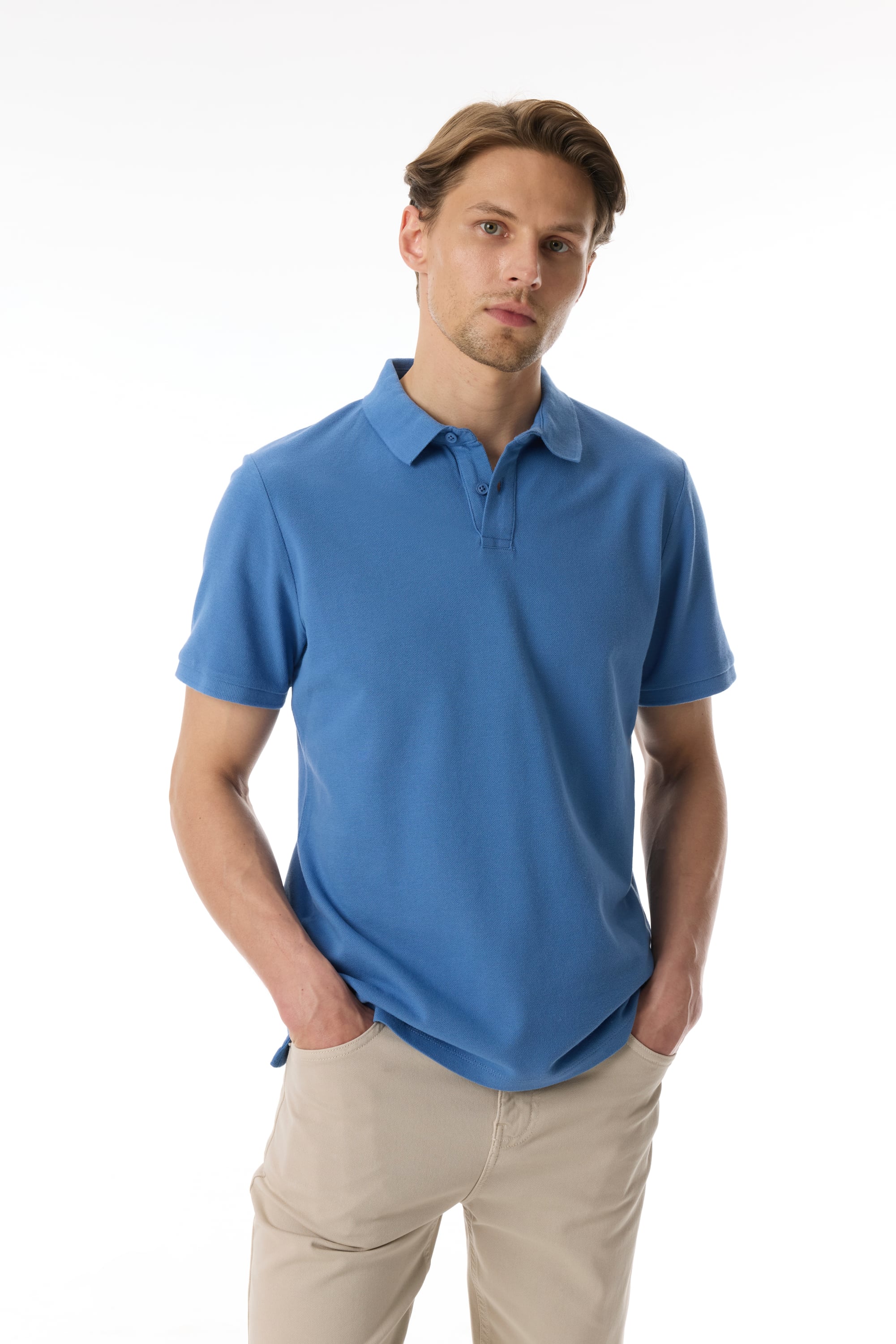 POLO YAKA KISA KOLLU T-SHIRT