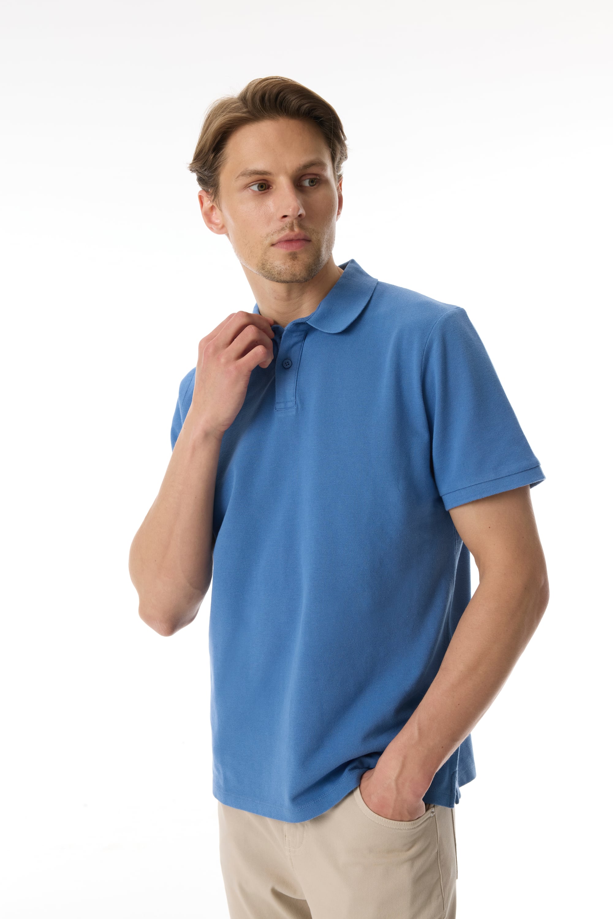 POLO YAKA KISA KOLLU T-SHIRT