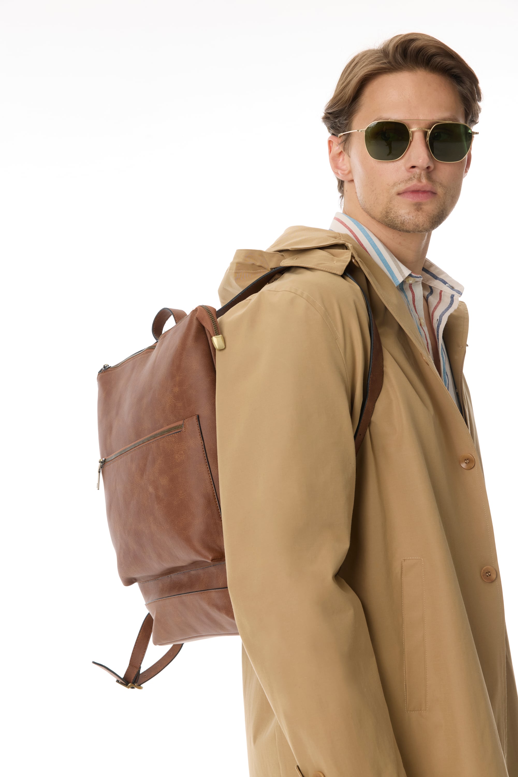 KAPÜŞONLU UZUN TRENÇKOT