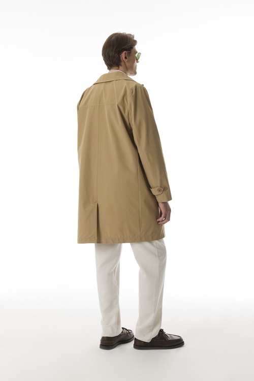  KAPÜŞONLU UZUN TRENÇKOT