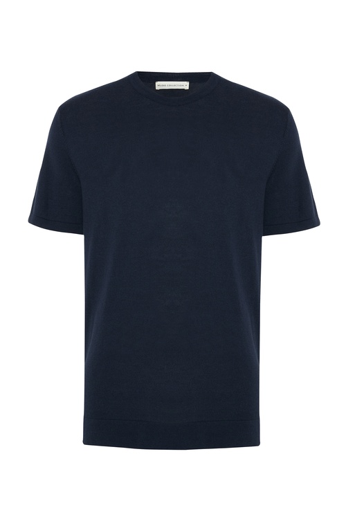  MODAL KARIŞIMLI KISA KOLLU TRİKO KAZAK