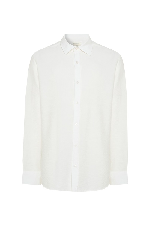  REGULAR FIT DOKULU UZUN KOLLU GÖMLEK