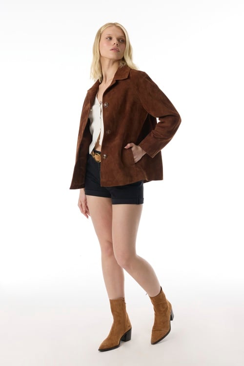  HAKİKİ DERİ MONT CEKET