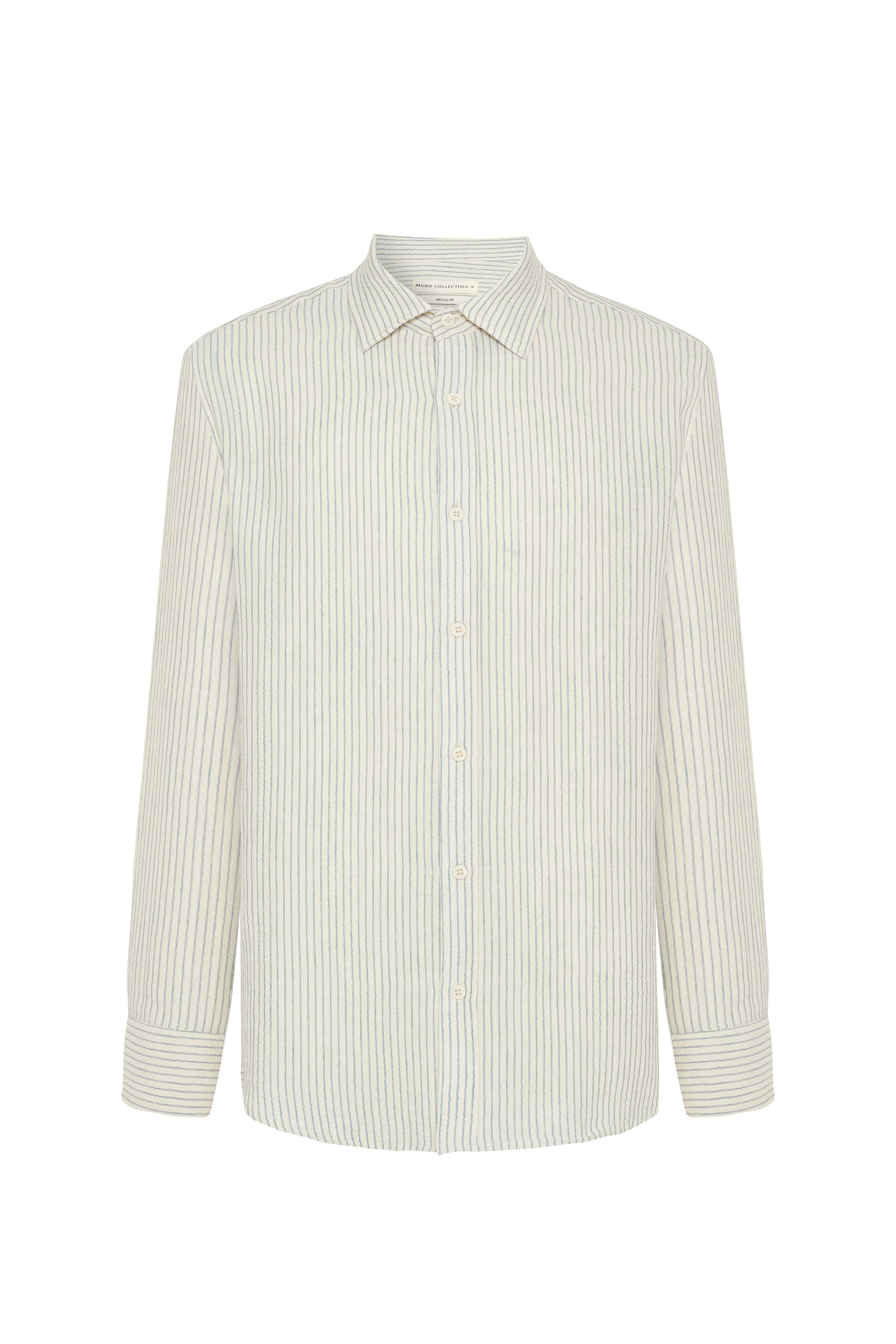 ÇİZGİLİ REGULAR FIT UZUN KOLLU GÖMLEK