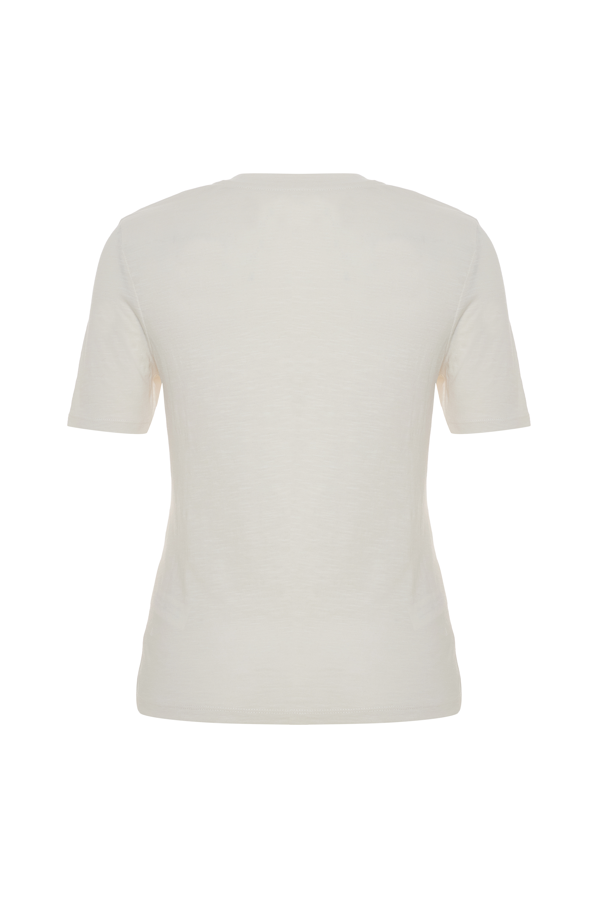 BİSİKLET YAKA FITTED T-SHIRT