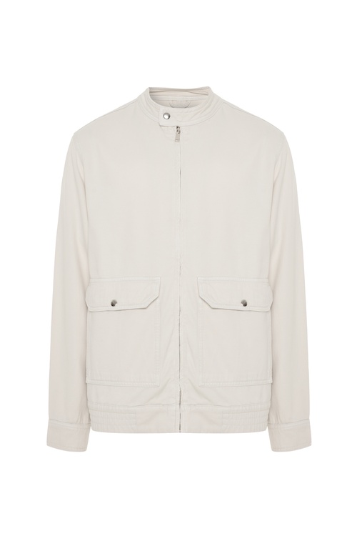  LİYOSEL KARIŞIMLI FERMUARLI CEKET