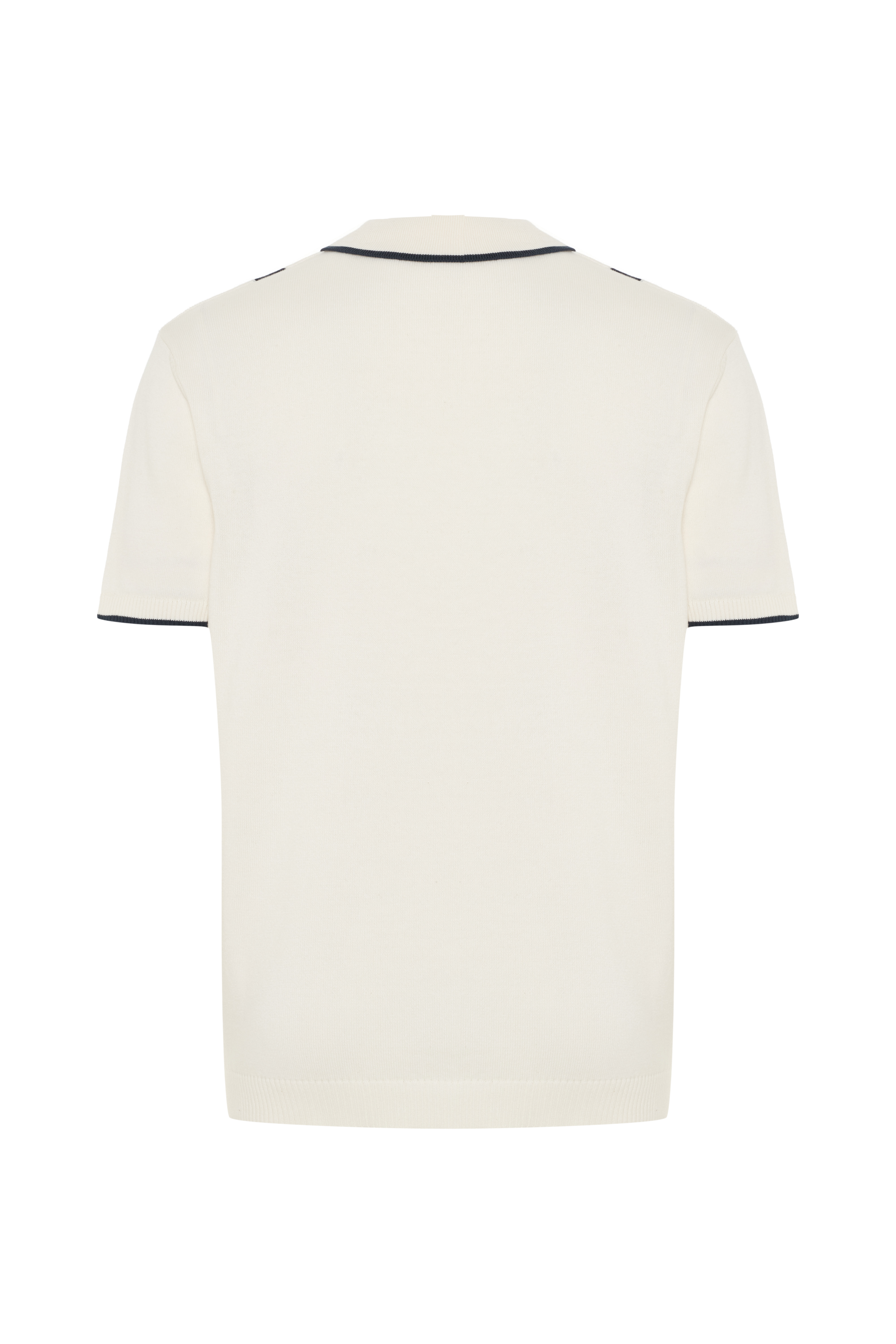 FERMUARLI POLO YAKA KISA KOLLU TRİKO KAZAK