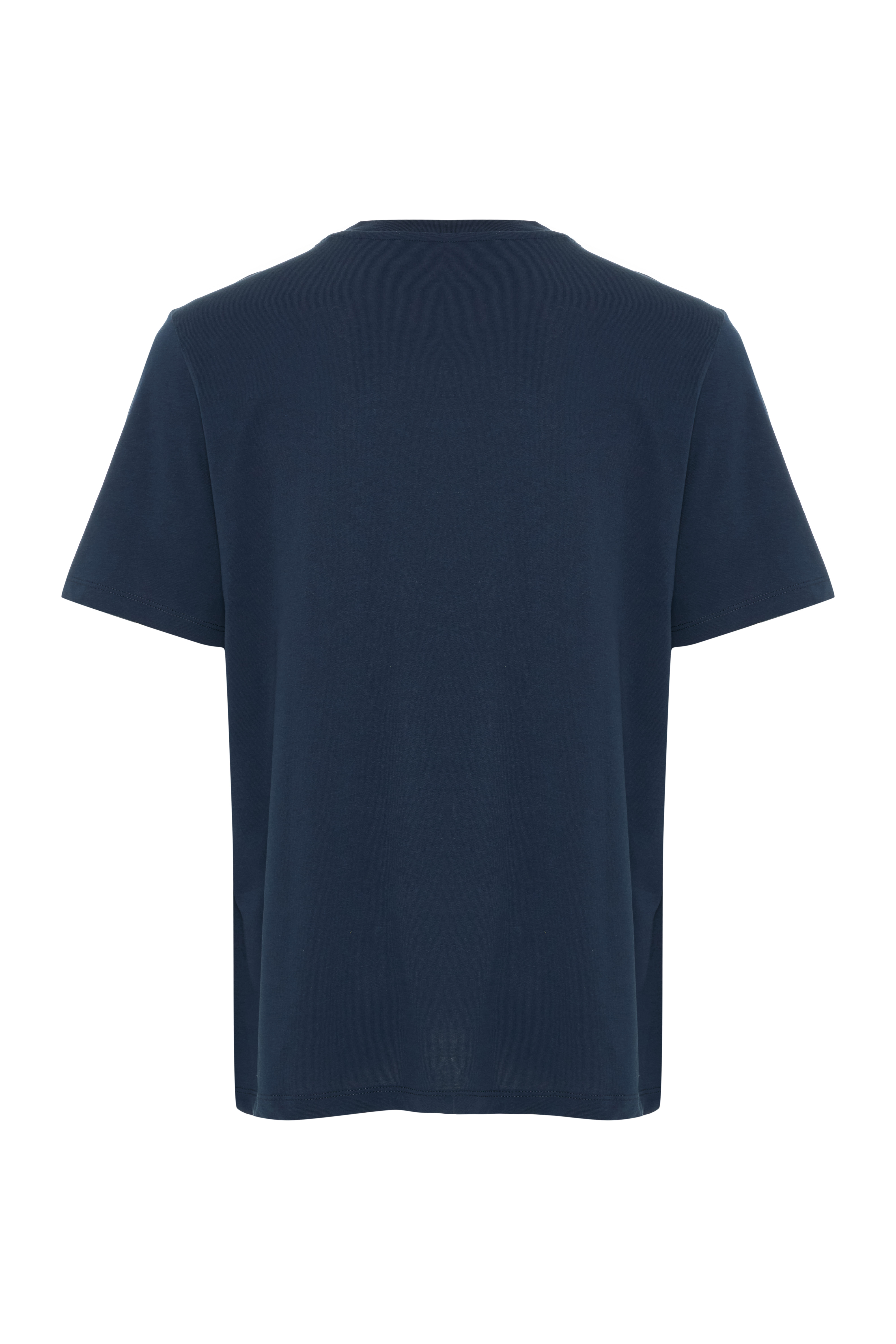 BASKILI BİSİKLET YAKA KISA KOLLU T-SHIRT