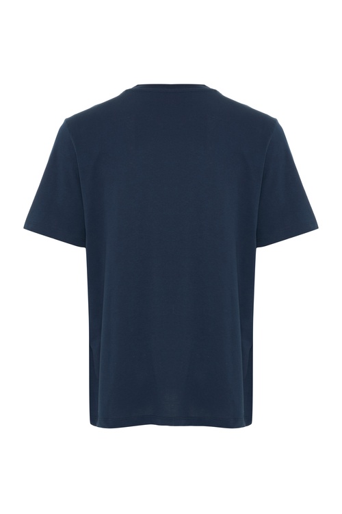  BASKILI BİSİKLET YAKA KISA KOLLU T-SHIRT