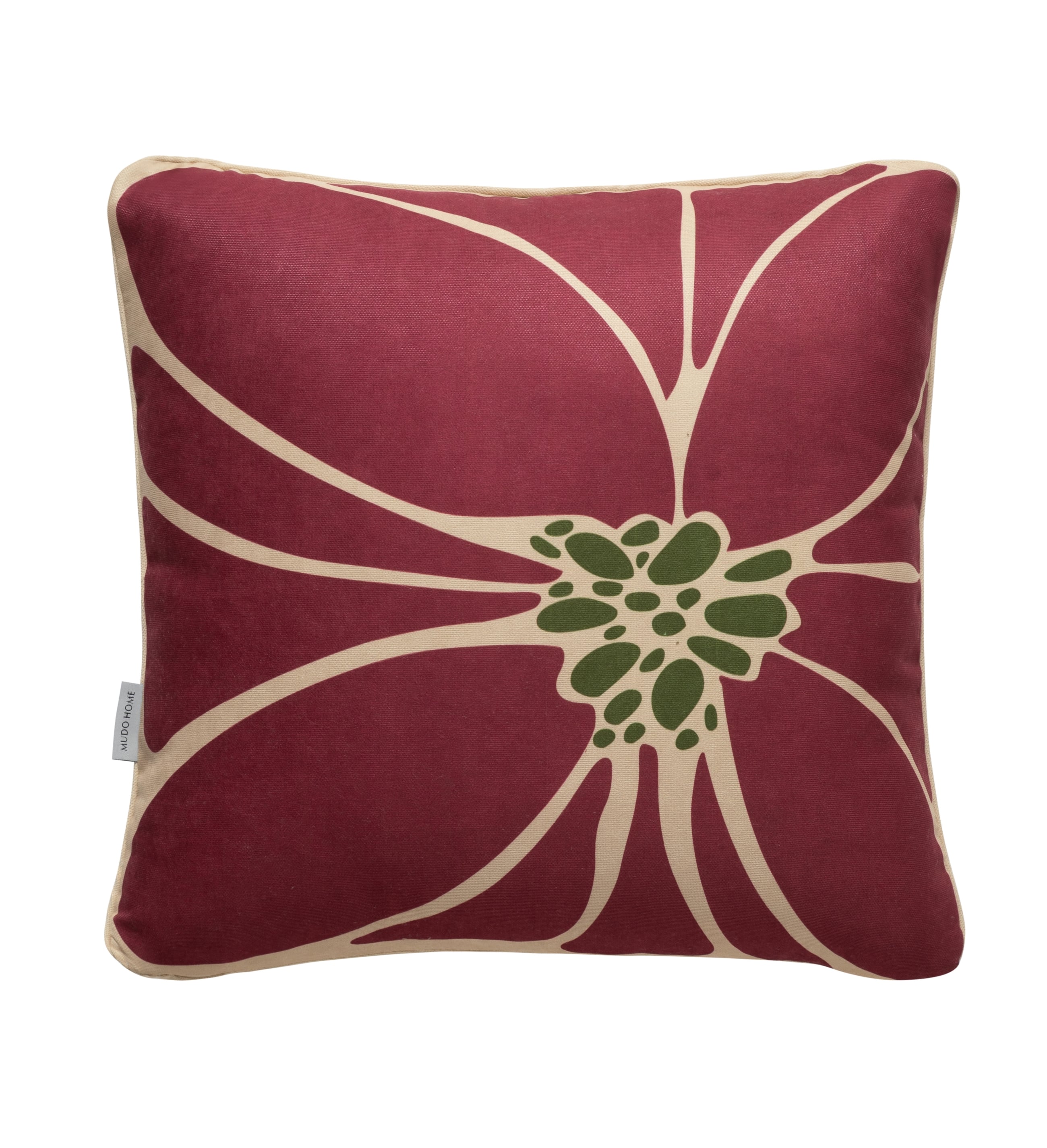 BIG FLOWER KIRLENT BORDO 45X45