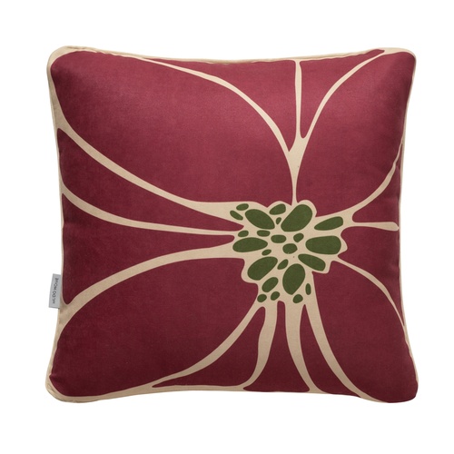  BIG FLOWER KIRLENT BORDO 45X45