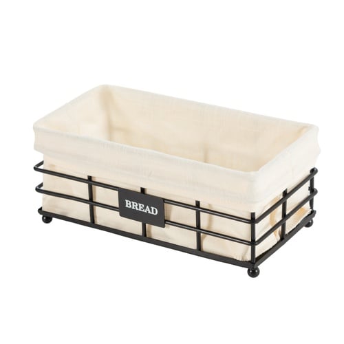 BLACK METAL EKMEK SEPETİ