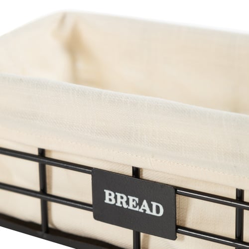  BLACK METAL EKMEK SEPETİ