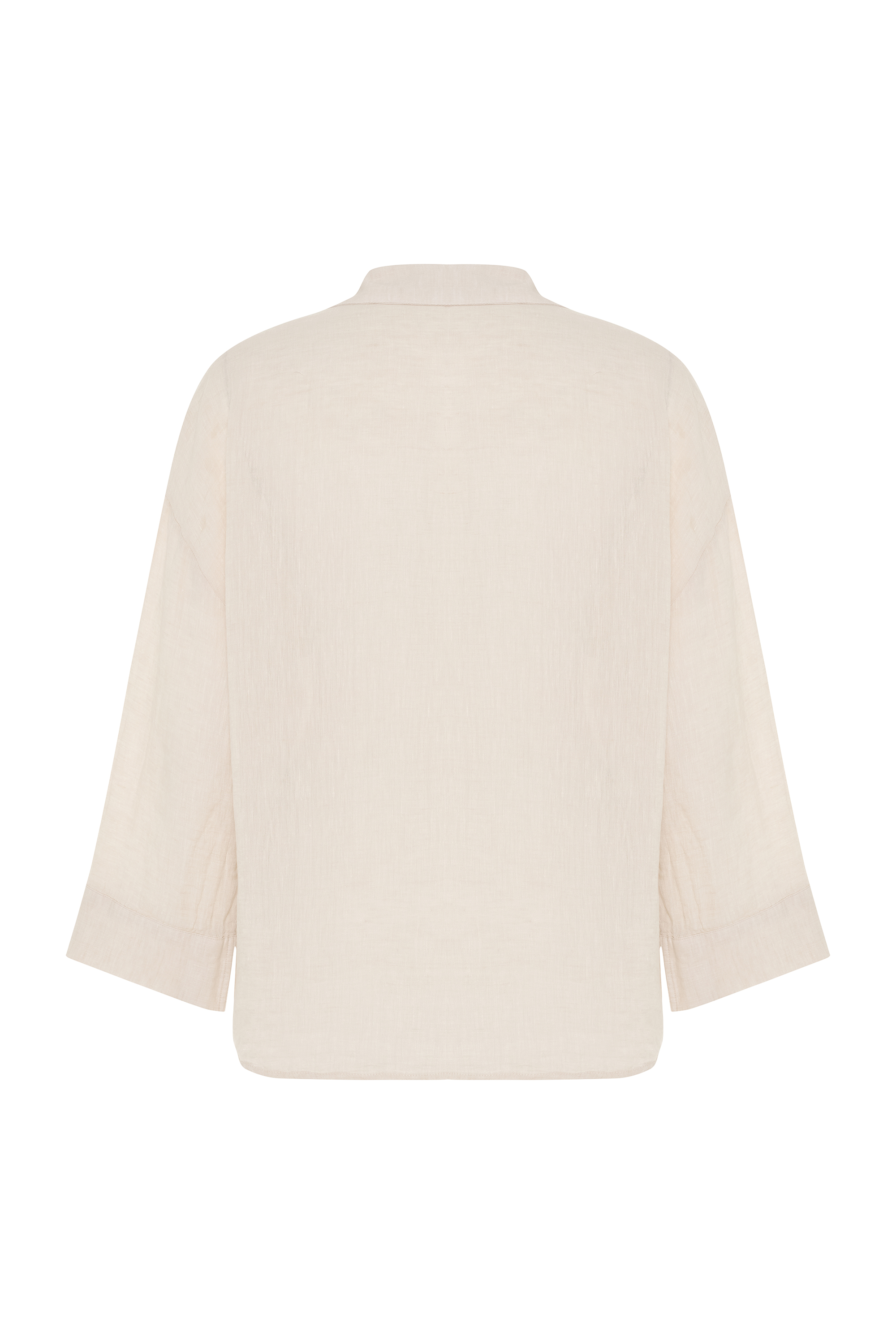 OVERSIZE KETEN GÖMLEK