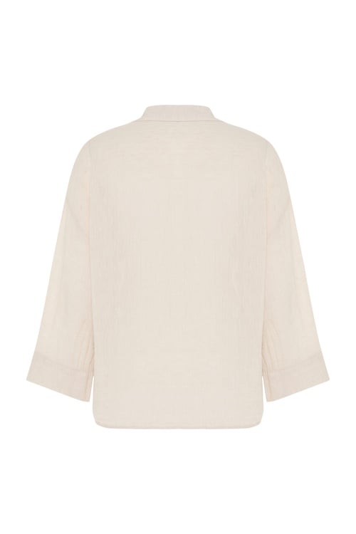  OVERSIZE KETEN GÖMLEK