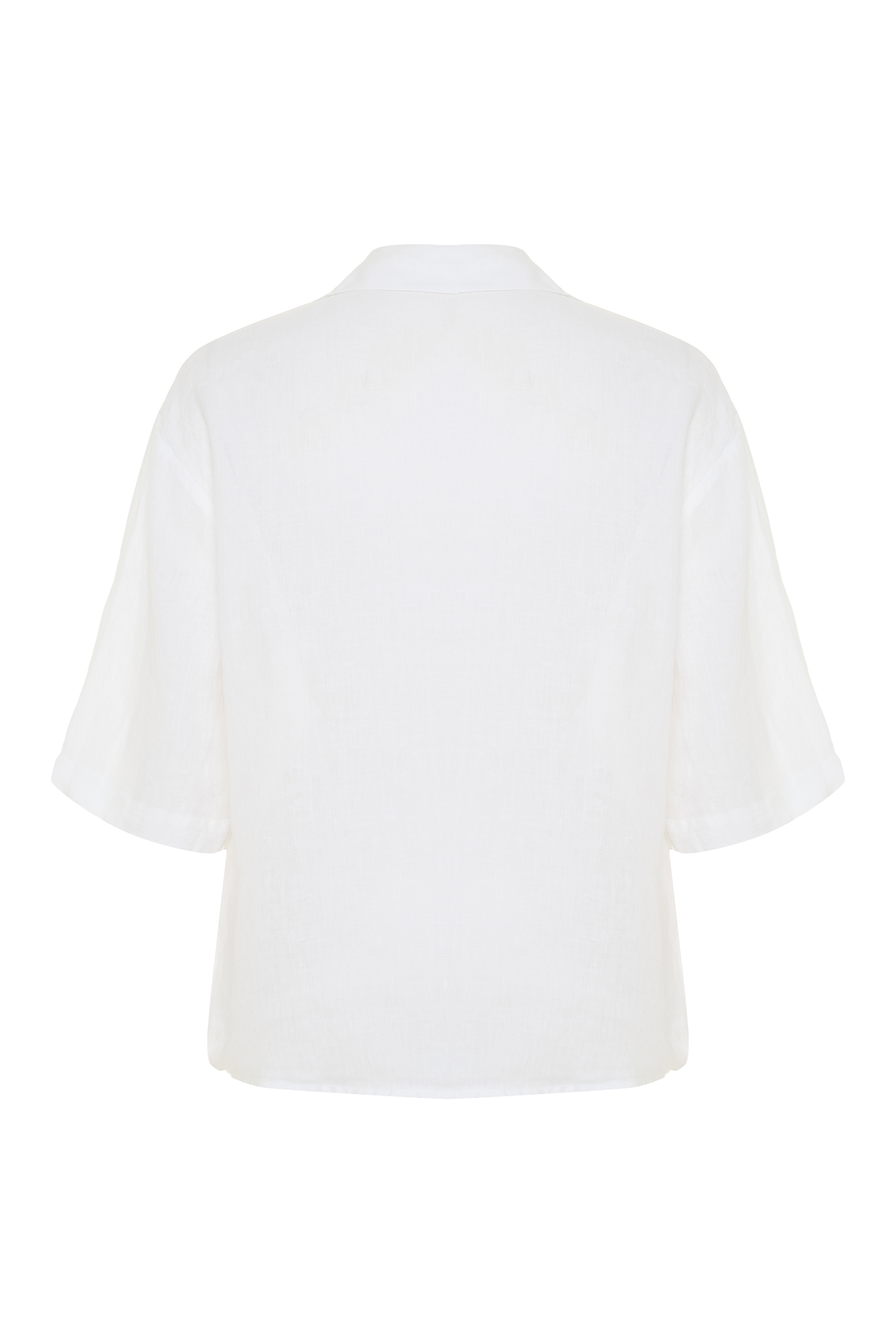 3/4 KOL KETEN GÖMLEK